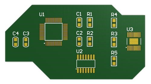 Non-Standard Shaped Printed Circuit Board